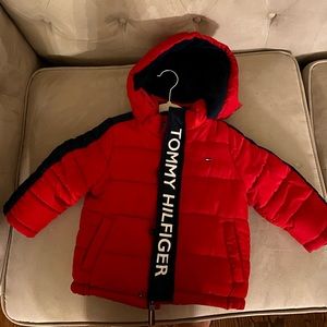 Tommy Hilfiger red winter jacket